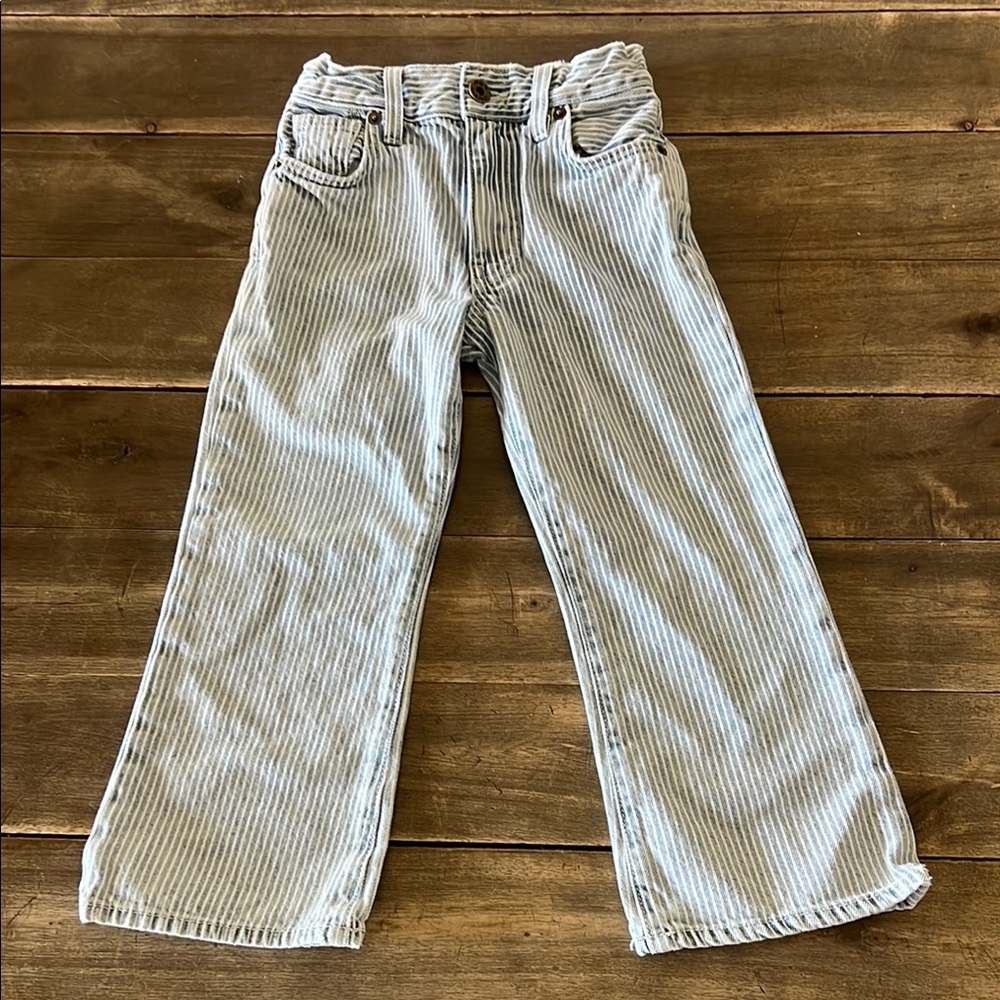 Hey Gang Striped Denim